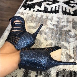 Like New! INC Concepts Blue Eclipse stones Heels✨